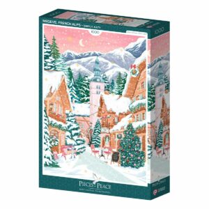 Puzzle Megève Alpes Françaises – Pieces & Peace – 1000 pièces