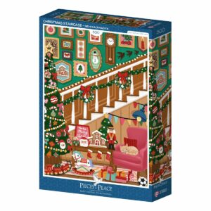 Puzzle Escalier de Noël – Pieces & Peace – 500 pièces