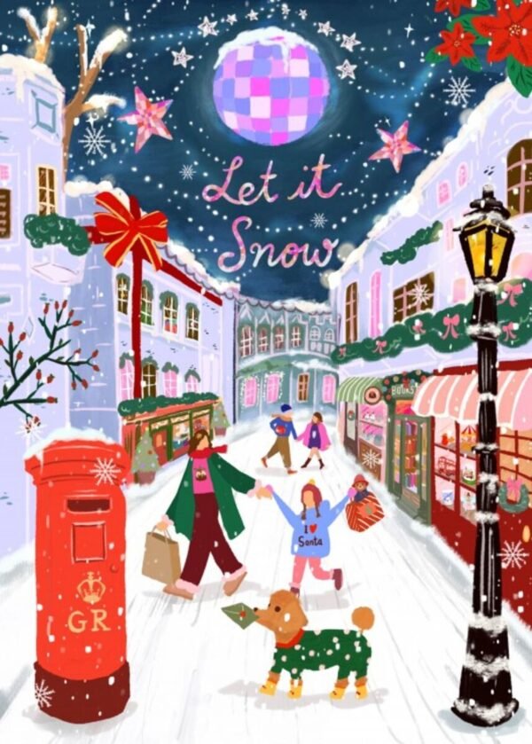 Puzzle Let it Snow - Londres – Pieces & Peace – 500 pièces – Image 2