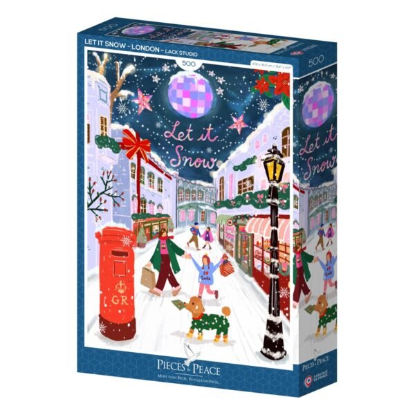Puzzle Let it Snow - Londres – Pieces & Peace – 500 pièces