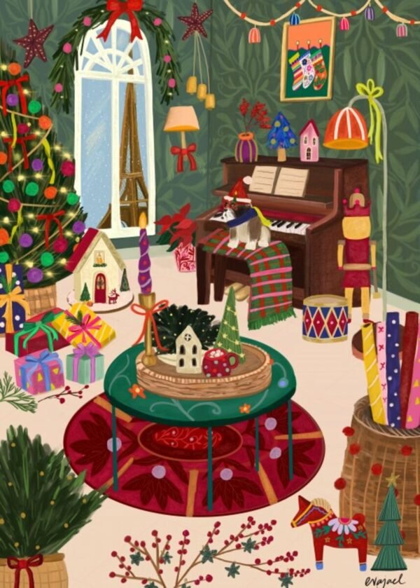 Puzzle Christmas in Paris – Pieces & Peace – 500 pièces – Image 2