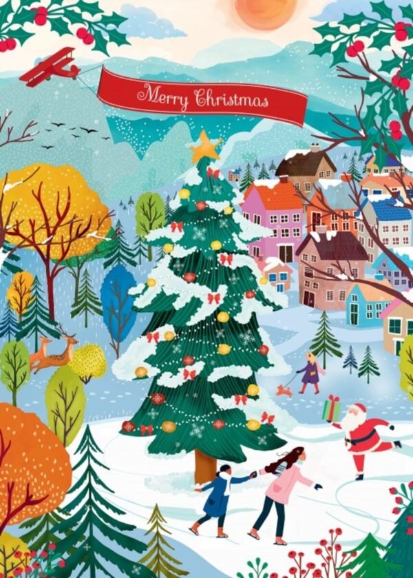 Puzzle Noël Féérique – Pieces & Peace – 500 pièces – Image 2