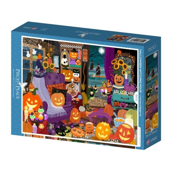 Puzzle L'heure des Sorcières d'Halloween – Pieces & Peace – 1500 pièces