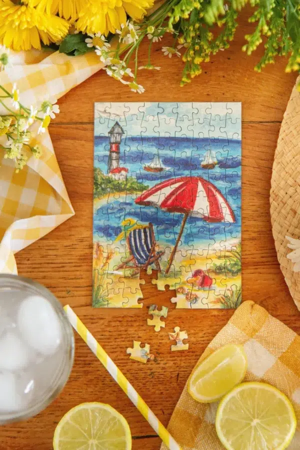 Puzzle l'été à la mer – Caro from Woodland – 99 pièces
