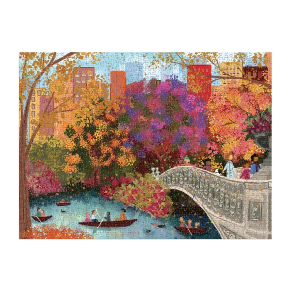 Puzzle Autumn on Bow Bridge - Galison - 1000 pièces – Image 2