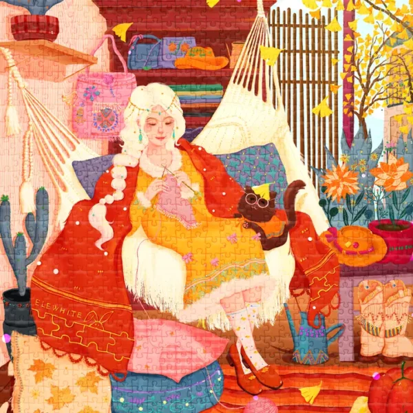 Bohemian Nest2 Puzzle Bohemian Nest - Elewhite - 1000 pièces