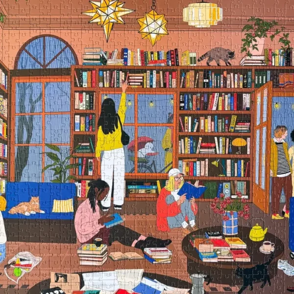 Book Nook, 1000 Pieces2 Puzzle Book Nook - Piecely - 1000 pièces