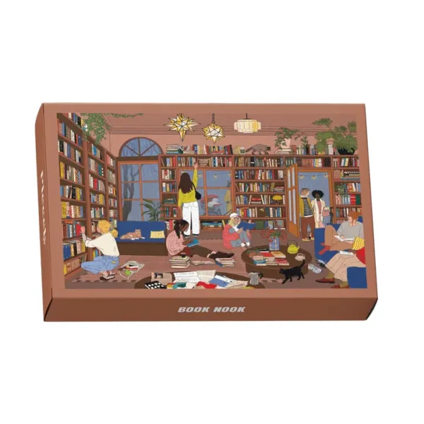 Puzzle Book Nook - Piecely - 99 pièces