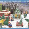 CHRISTMAS TREES SNOW FLAKES - puzzle calendar 2 Calendrier de l’avent Christmas Tress & Snow Flakes - Vissevasse - 1000 pièces