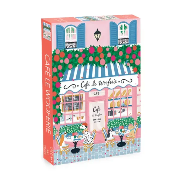 Puzzle Café le Wooferie - Olléo - 500 pièces