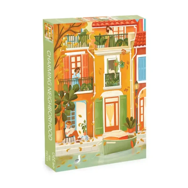 Puzzle Charming Neighborhood - Olléo - 500 pièces