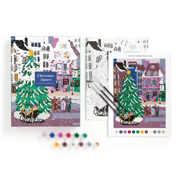 Peinture au numéro Christmas Square - Galison – Image 3