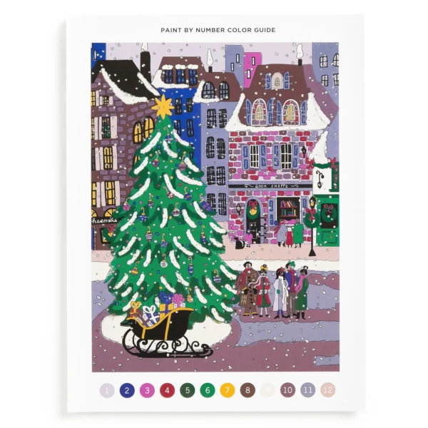 Peinture au numéro Christmas Square - Galison – Image 2