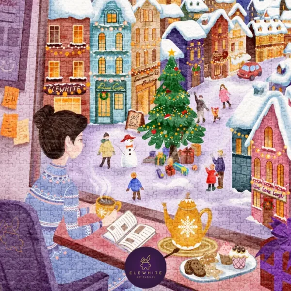 Lavender Eve Art2 Puzzle Lavender Eve - Elewhite - 1000 pièces