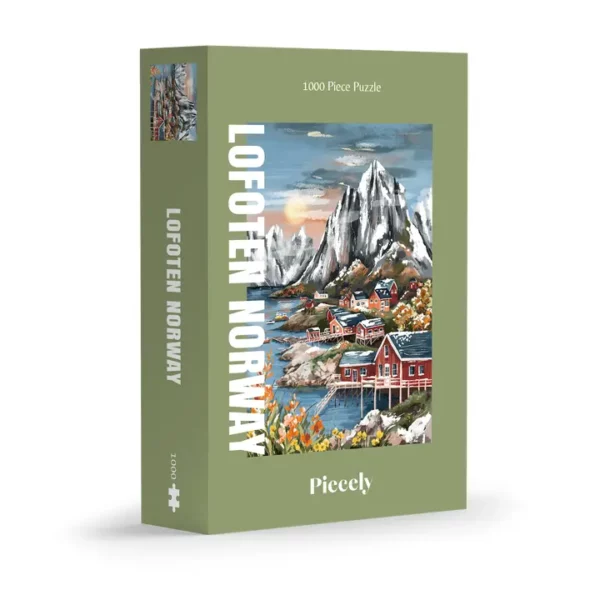 Lofoten Norway, 1000 Pieces Puzzle Lofoten Norway - Piecely - 1000 pièces