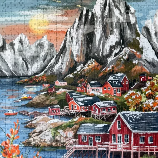 Lofoten Norway, 1000 Pieces2 Puzzle Lofoten Norway - Piecely - 1000 pièces