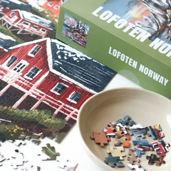 Lofoten Norway, 1000 Pieces3 Puzzle Lofoten Norway - Piecely - 1000 pièces