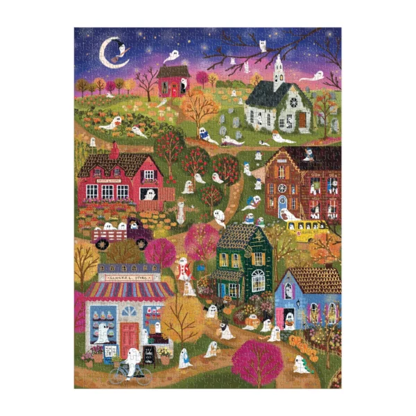 Puzzle Spooky Village - Galison - 1000 pièces – Image 2
