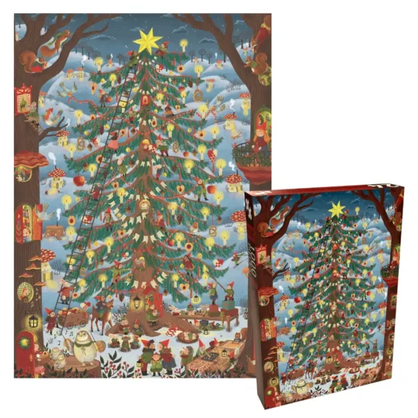 Puzzle Woodland Christmas - Penny Puzzle - 1000 pièces – Image 2