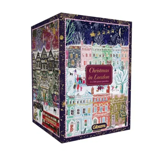 Puzzle CHRISTMAS IN LONDON - Gibsons - 3 x 500 pièces