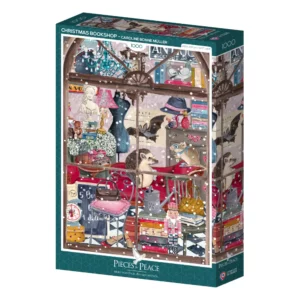 Puzzle Christmas Bookshop - Caroline Bonne Müller – PIECES & PEACE – 1000 PIÈCES