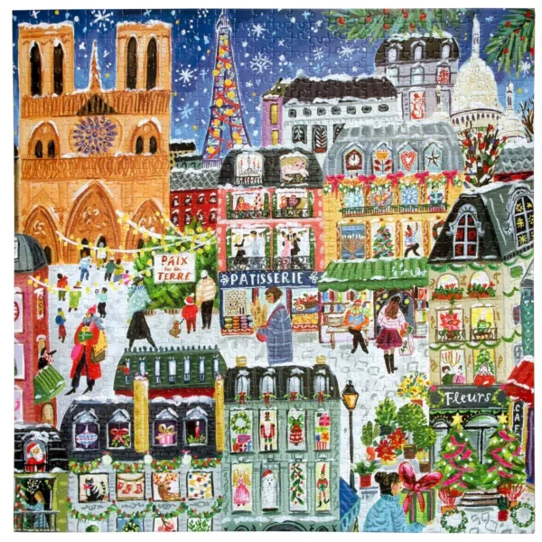 Puzzle Paris Christmas - eeBoo - 1000 pièces – Image 2