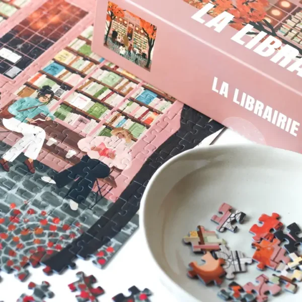 Puzzle the Bookstore - Piecely - 500 pièces – Image 3