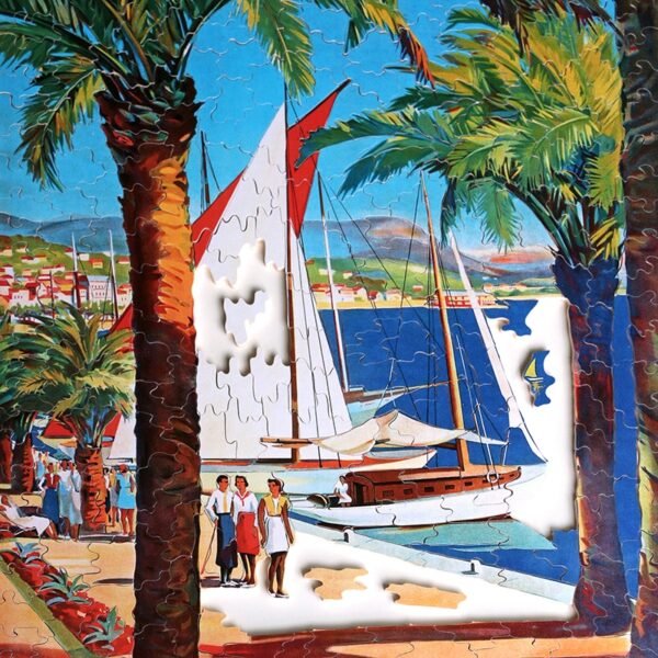 Puzzle BANDOL- Michèle Wilson - 500 pièces – Image 3