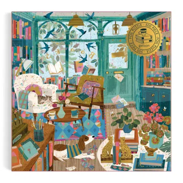 Bookshop Afternoon2 Puzzle Bookshop Afternoon - Galison - 500 pièces