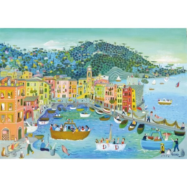 Puzzle CAMOGLI LE PORT - Michèle Wilson - 500 pièces – Image 2