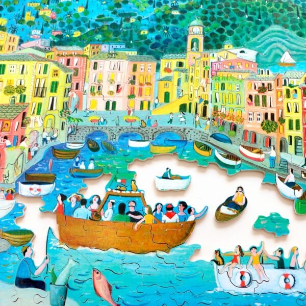 Puzzle CAMOGLI LE PORT - Michèle Wilson - 500 pièces – Image 3