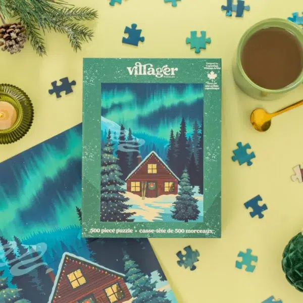 Cabane du Nord3 Puzzle Cabane du Nord - Villager - 500 pièces