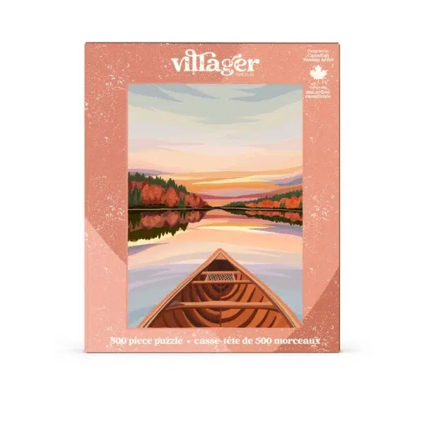 Puzzle Canoë à l’aube - Villager - 500 pièces