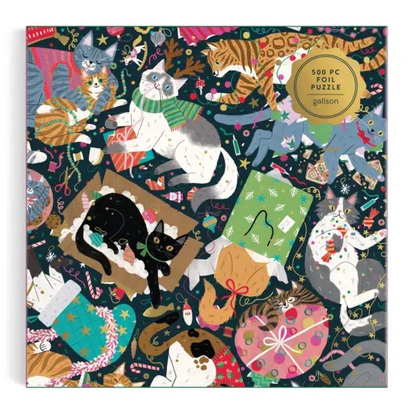 Catmas Chaos2 Puzzle Catmas Chaos - Galison - 500 pièces