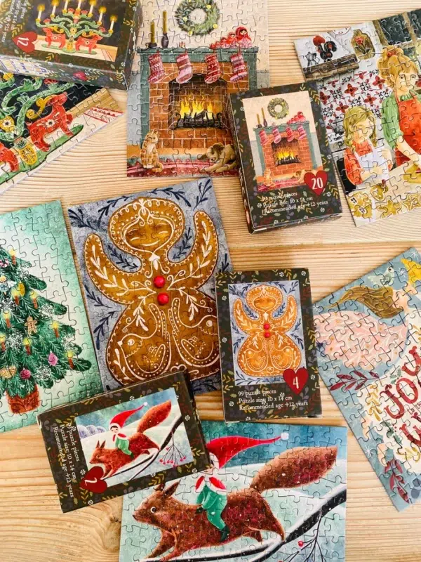 Calendrier de l'avent Christmas Vibes - Penny Puzzle - 24 X 99 pièces