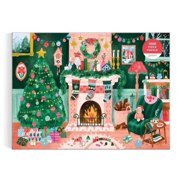 Cozy by the Fireplace2 Puzzle Cozy by the Fireplace - Galison - 1000 pièces