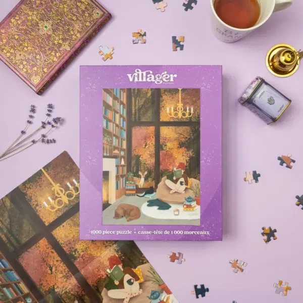 Puzzle Dream Library - Villager - 1000 pièces