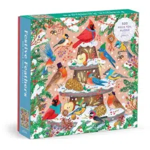 Puzzle Festive Feathers - Galison - 500 pièces