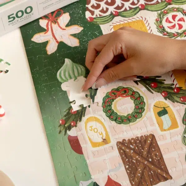 Puzzle Gingerbread Village - 1canoe2 - 500 pièces