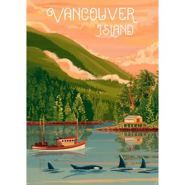 Puzzle Île de Vancouver - Villager - 1000 pièces