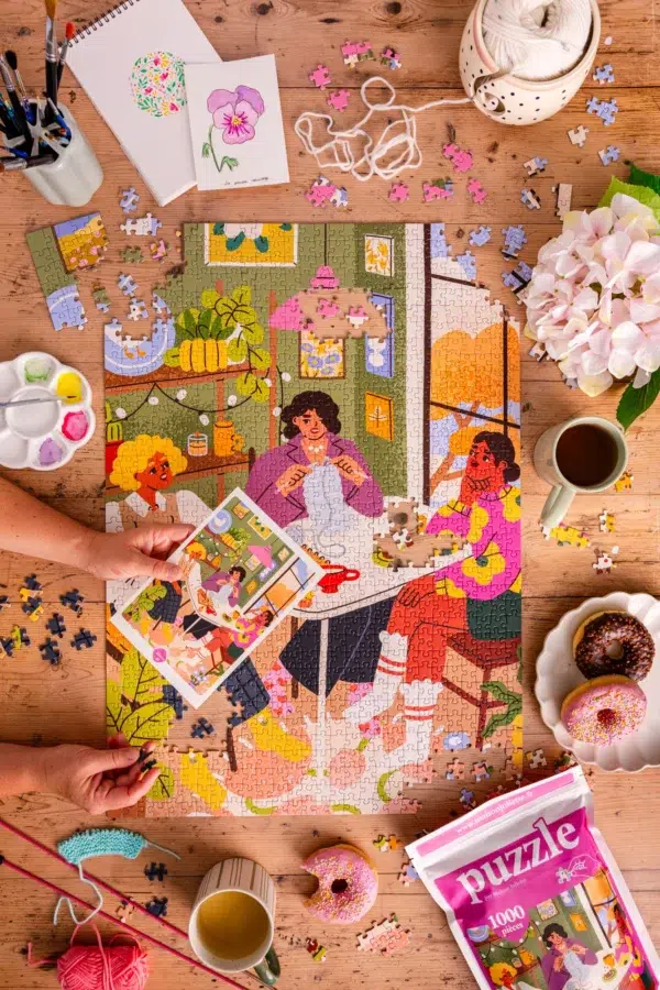 Puzzle Les copines - Maison Joliette - 1000 pièces