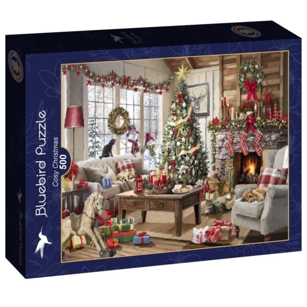 Puzzle Noël Chaleureux - Bluebird - 500 pièces