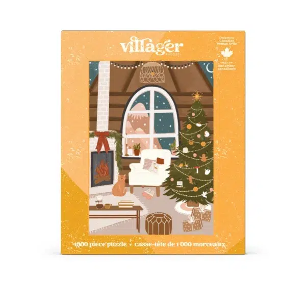 Puzzle Noël au coin du feu - Villager - 1000 pièces