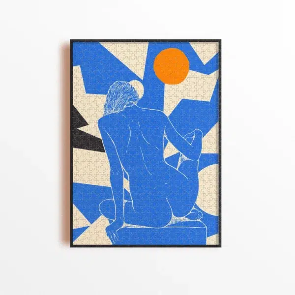 Puzzle Peau Bleue - Piece & Love - 1000 pièces