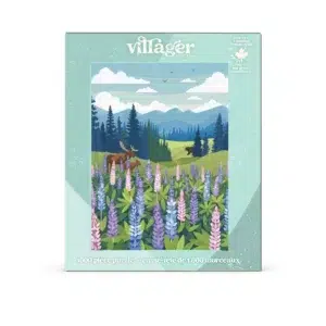 Puzzle Prairie de lupins - Villager - 1000 pièces