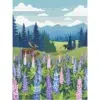 Puzzle Prairie de lupins - Villager - 1000 pièces