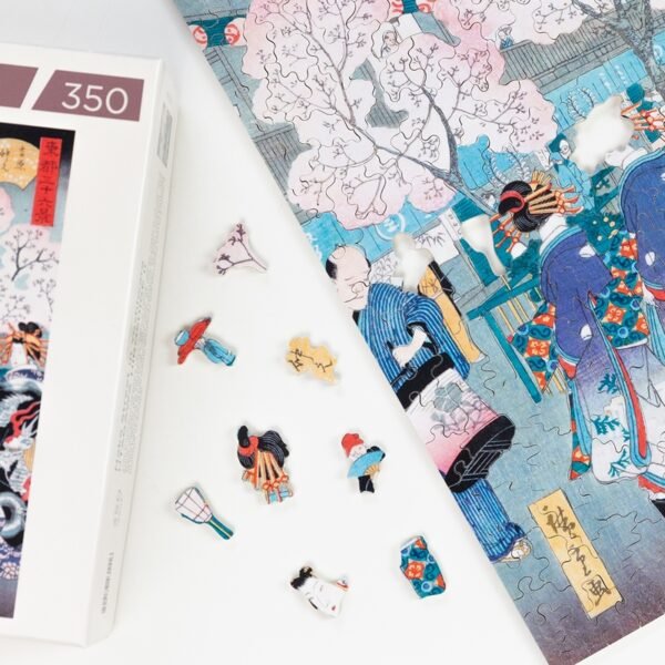 Puzzle RUE NAKA A YOSHIWARA - Michèle Wilson - 350 pièces – Image 3