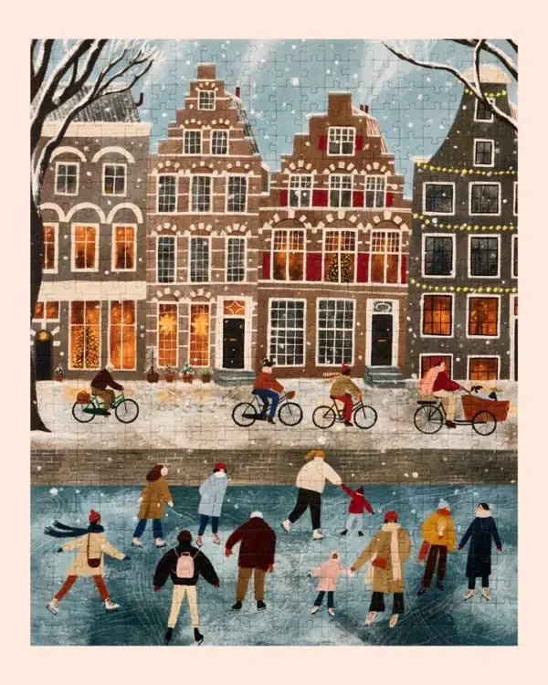 Snow Day in Amsterdam2 Puzzle Snow Day in Amsterdam - Ordinary Habit - 500 pièces