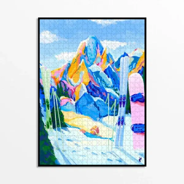 Puzzle Snow must go on - Piece & Love - 1000 pièces