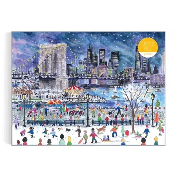 Snowfall Over New York City2 Puzzle Snowfall Over New York City - Galison - 1000 pièces